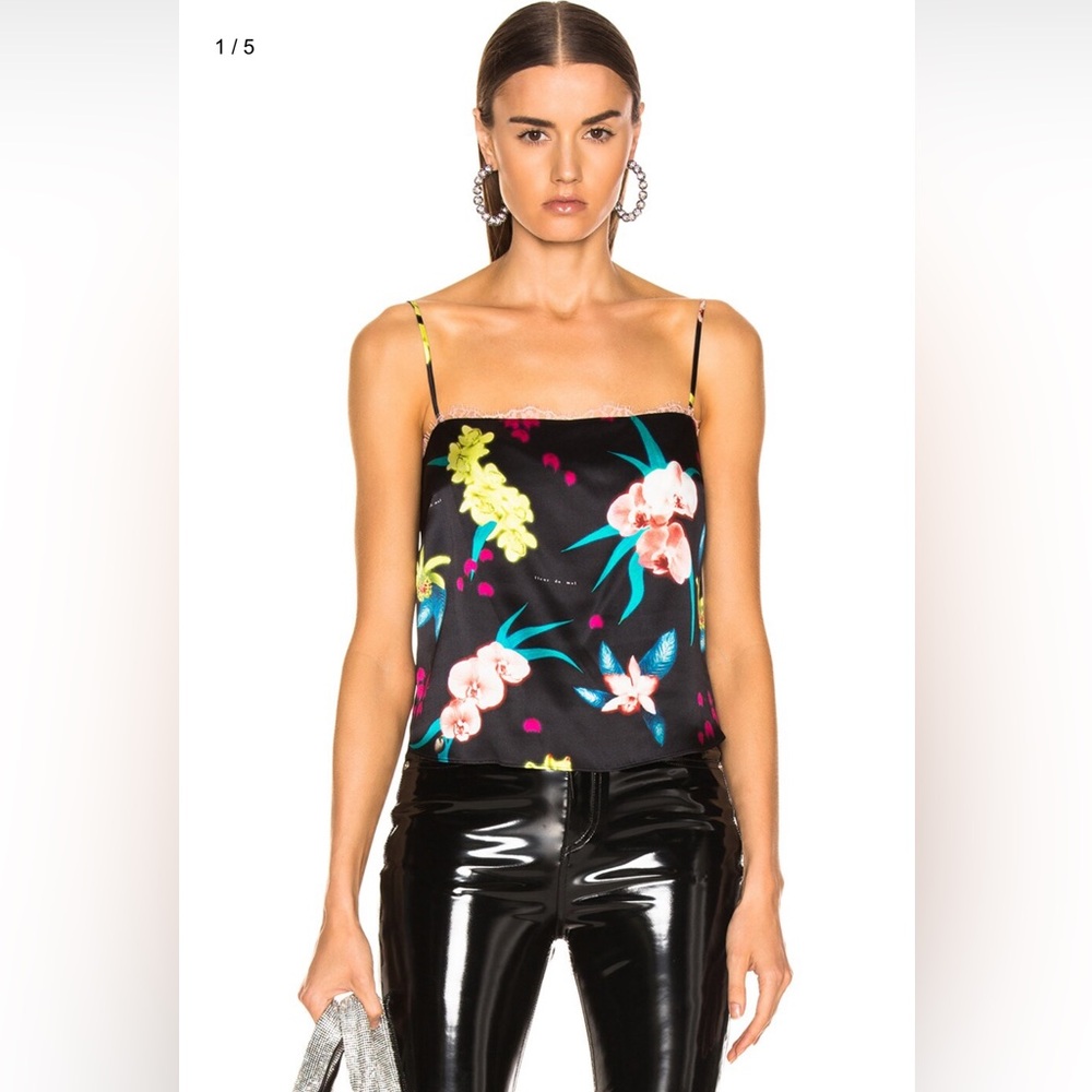 NWT Fleur Du Mal | 100% Silk Cami | Size Small